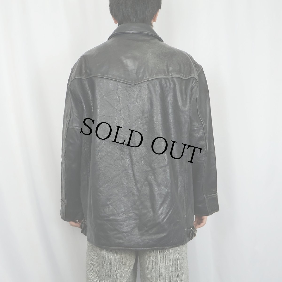 画像3: レザージャケット BLACK (3)