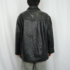 画像3: レザージャケット BLACK (3)