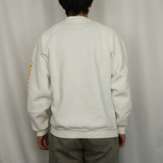 画像3: 90's ブート GUCCI USA製 ロゴプリント ラグランスウェット L (3)