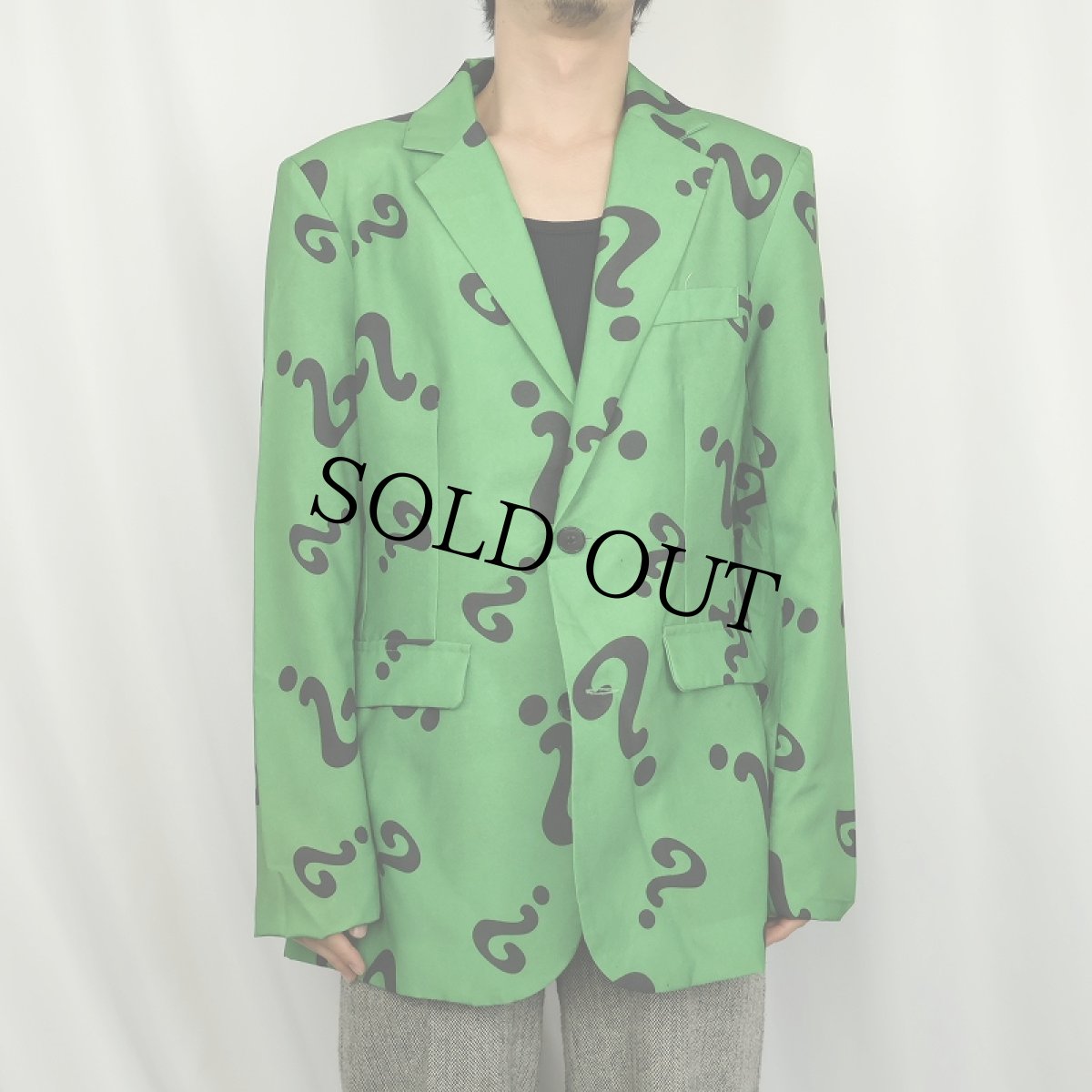 画像2: ？ 総柄テーラードジャケット (2)