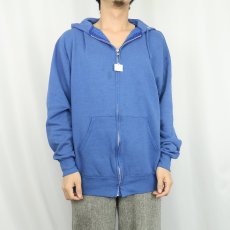 画像2: 90's JERZEES USA製 スウェットジップパーカー L (2)