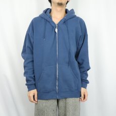 画像2: 90's Lee USA製 スウェットジップパーカー XL (2)