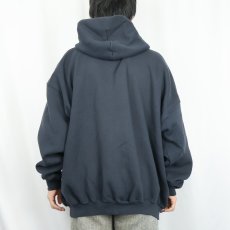 画像3: スウェットジップパーカー BLACK (3)