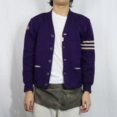 画像2: 50's Kandel アワードニットカーディガン (2)