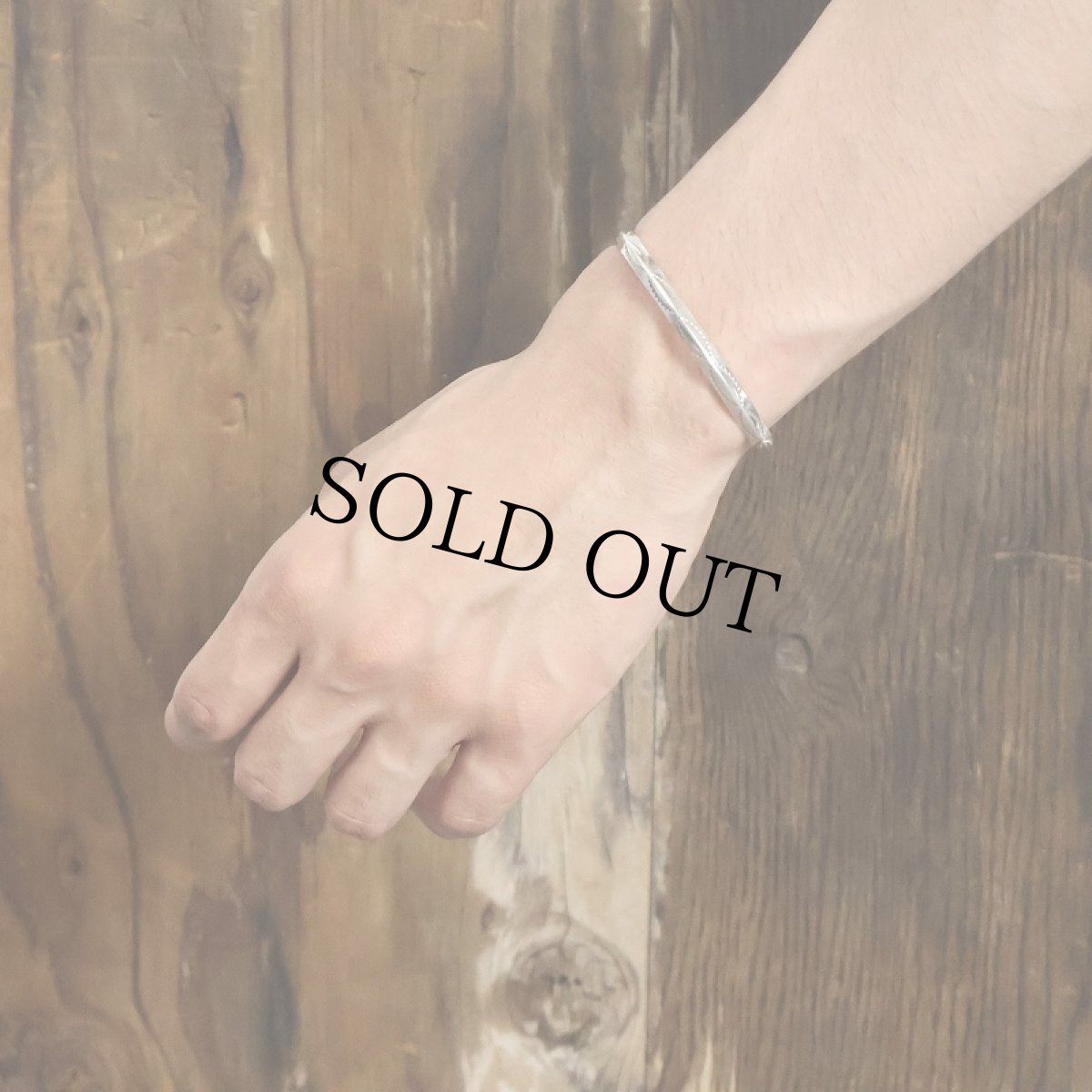 画像3: Navajo SILVER スタンプワーク トライアングルバングル (3)