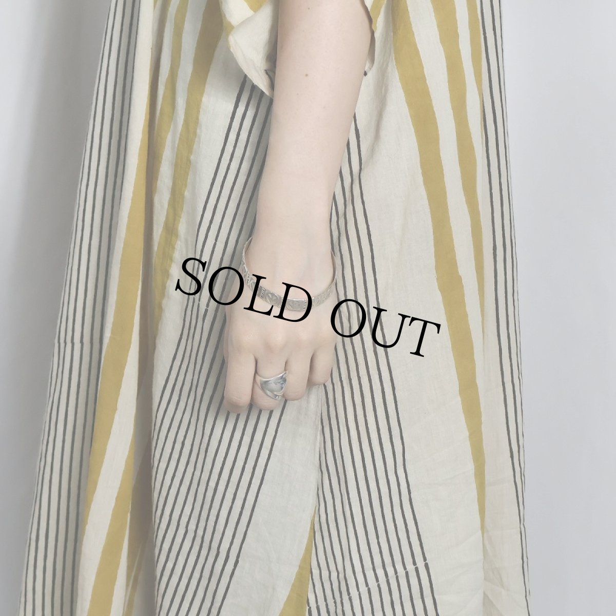 画像2: MEXICAN SILVER "Peace Symbol" バングル (2)