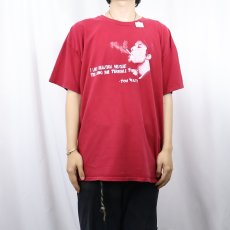 画像2: TOM WAITS シンガーソングライター 名言プリントTシャツ XL (2)