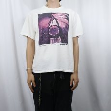 画像2: 90's Pablo Antonio Milan USA製 "Warrior" インディアン アートプリントTシャツ M (2)