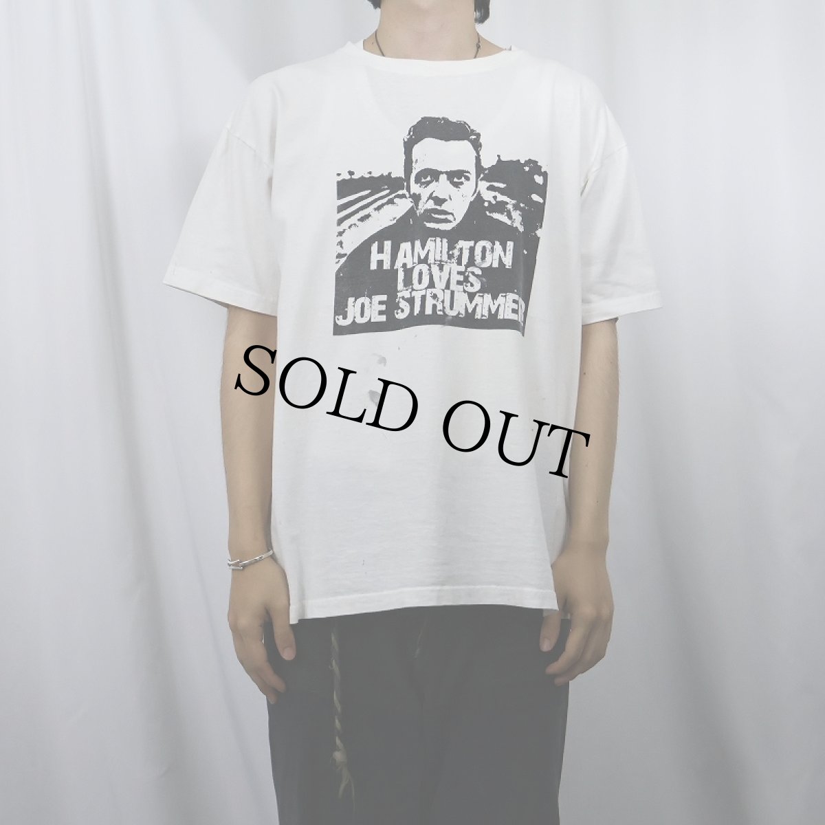 画像2: JOE STRUMMER CANADA製 ロックミュージシャン プリントTシャツ L (2)