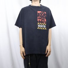 画像2: 90's GUTS USA製 "Ya Got Em Or Ya Don't" プリントTシャツ BLACK (2)