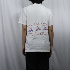 画像3: 90's "the world bank group ms 150k bike tour" 自転車プリントTシャツ (3)