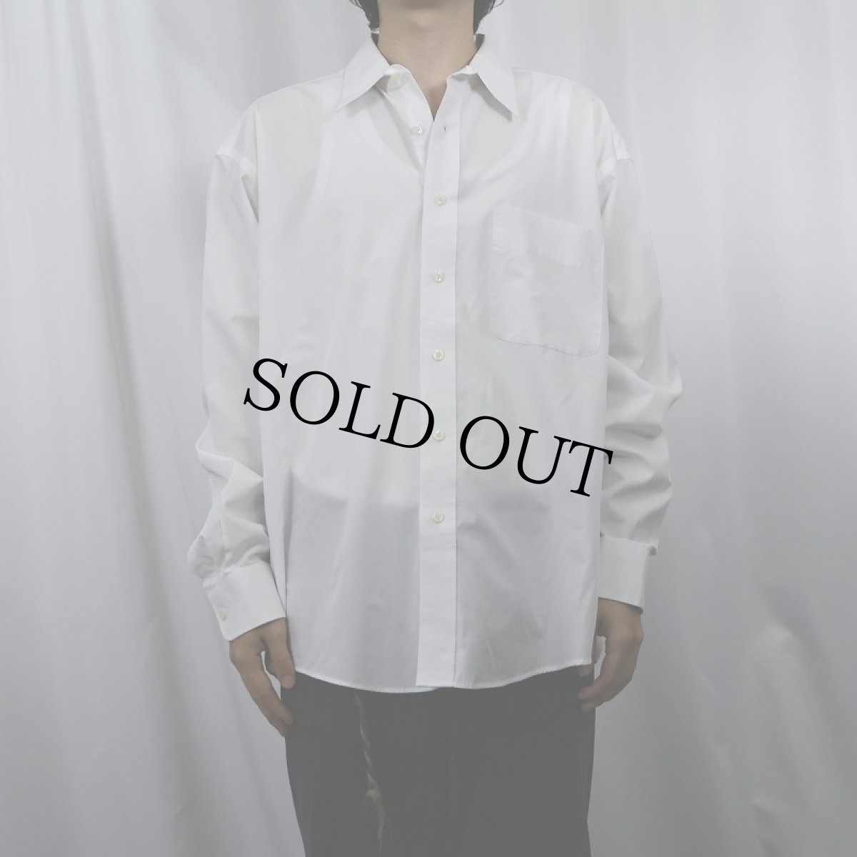 画像2: Yves Saint-Laurent コットンシャツ 16 1/2 34-35 (2)