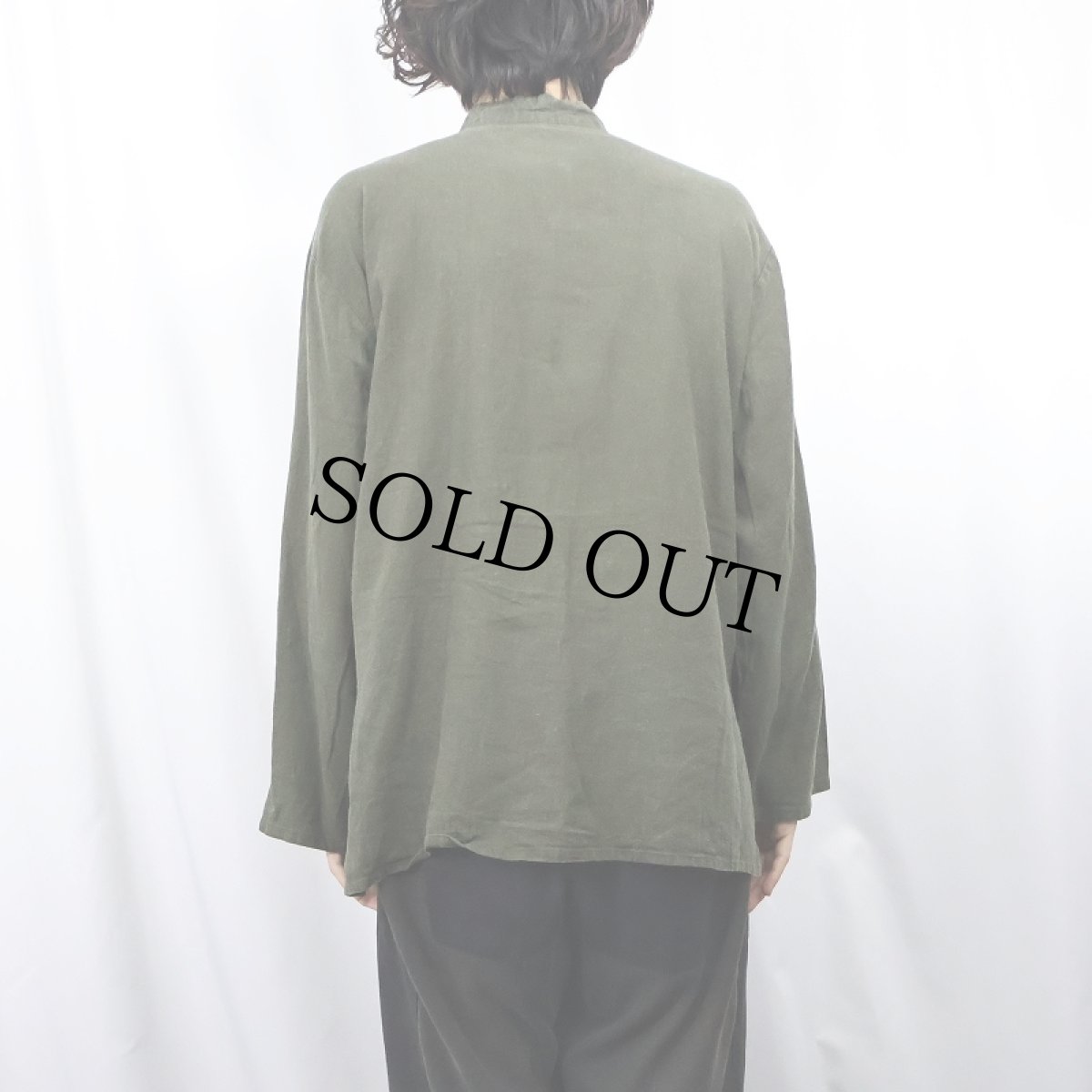 画像3: コットン カンフーシャツ (3)