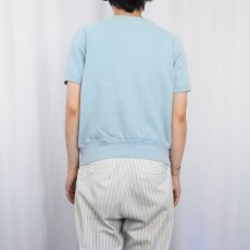 画像3: 50〜60's "UPHAM HALL" フロッキープリント 半袖ラグランスウェット (3)