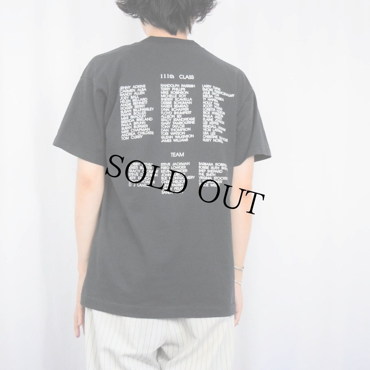 画像3: 90's USA製 アダムの創造 パロディプリントTシャツ BLACK L (3)