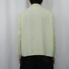 画像3: 60〜70's コットンポリ パジャマシャツ (3)