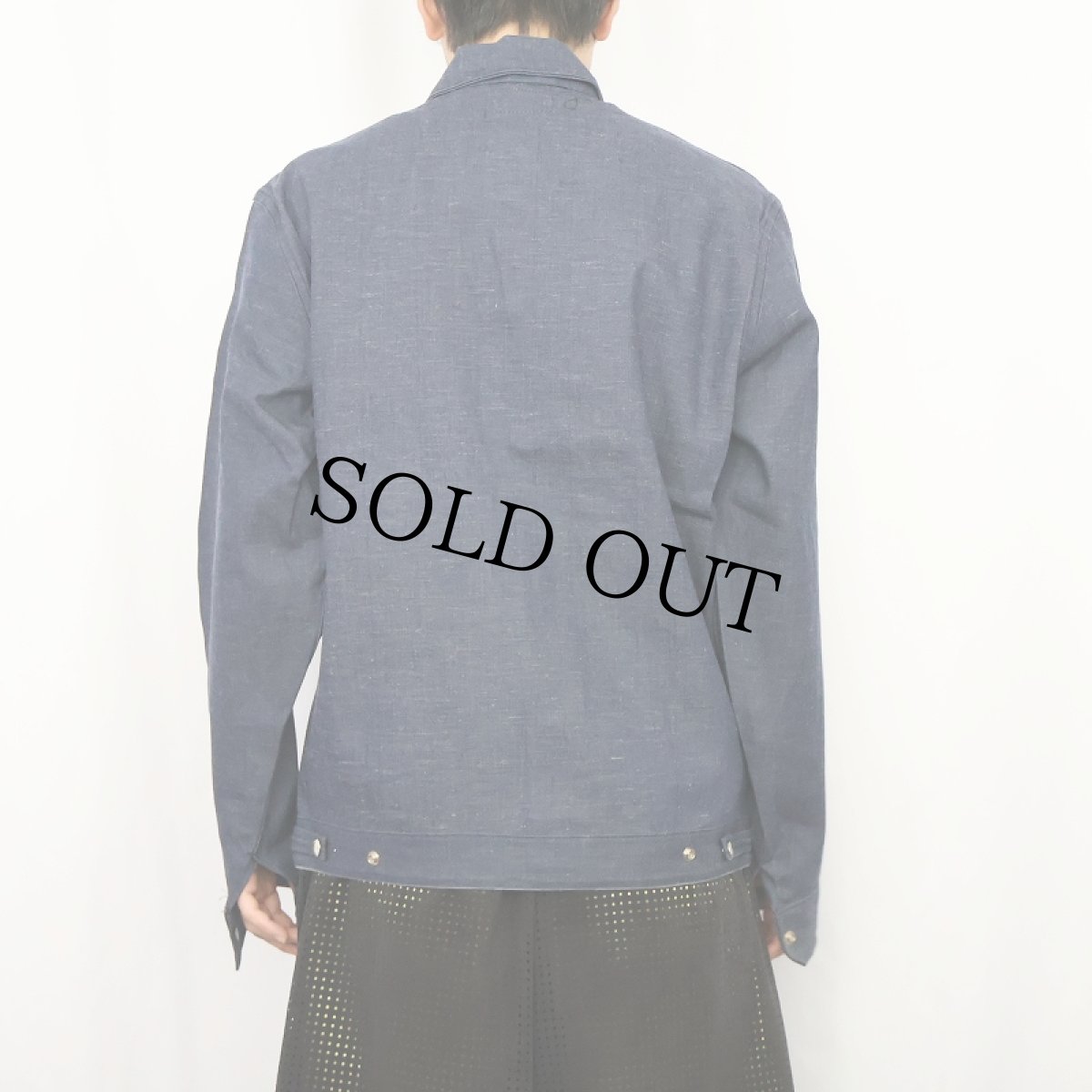 画像3: 70〜80's デニムワークジャケット size38 (3)