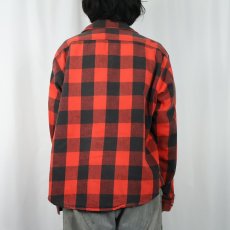 画像3: 70〜80's FIVE BROTHER USA製 バッファローチェック柄 ヘビーネルシャツ XL (3)