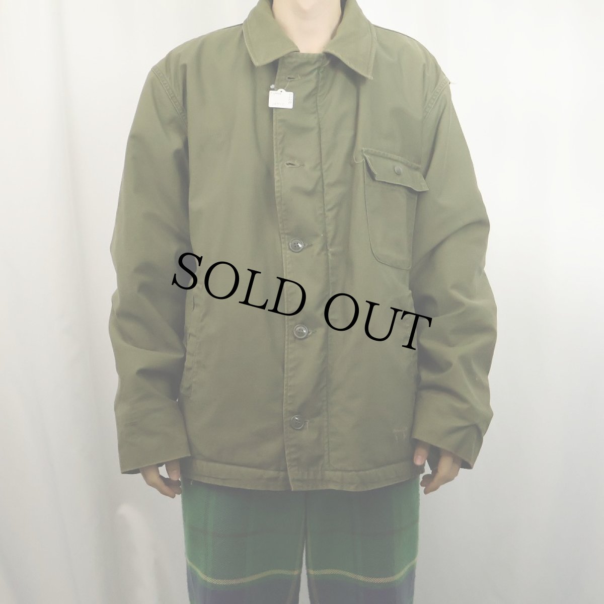 画像3: 70's U.S.NAVY A-2 デッキジャケット X-LARGE (3)