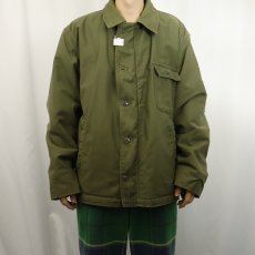 画像3: 70's U.S.NAVY A-2 デッキジャケット X-LARGE (3)