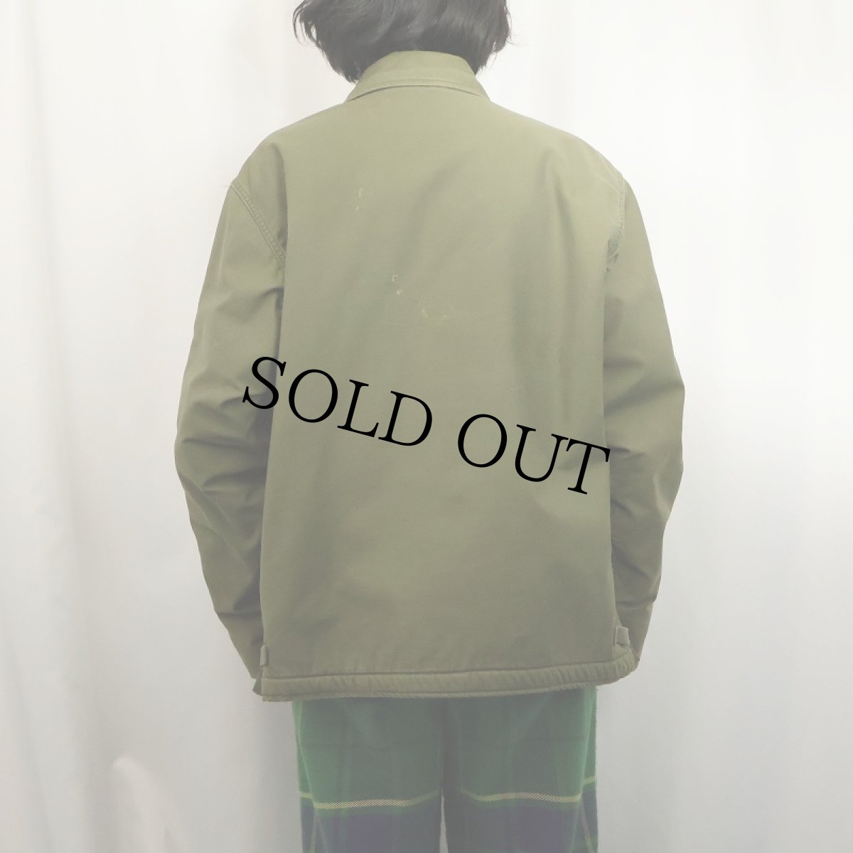 画像4: 70's U.S.NAVY A-2 デッキジャケット X-LARGE (4)