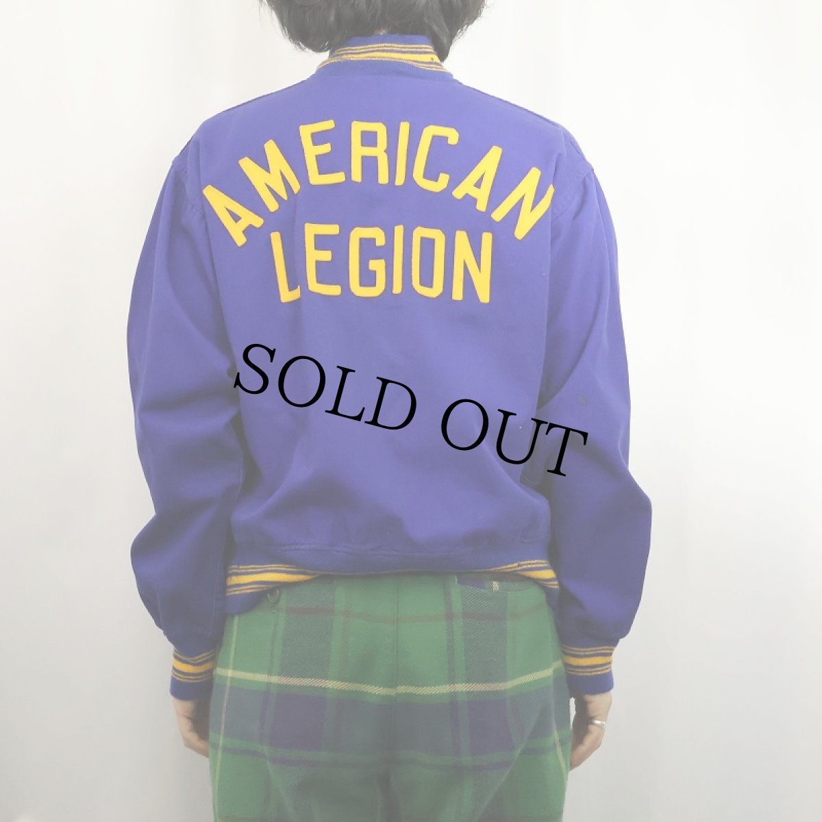 画像4: 50〜60's "AMERICAN LEGION" コットンスタジャン  (4)