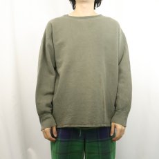 画像3: 70's FRENCH MILITARY 無地スウェット (3)