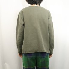 画像4: 70's FRENCH MILITARY 無地スウェット (4)