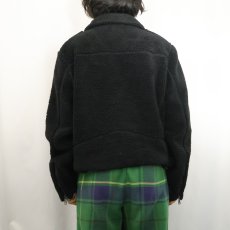 画像3: POLO Ralph Lauren "Double Riders Type" ボアライダースジャケット BLACK XXL (3)