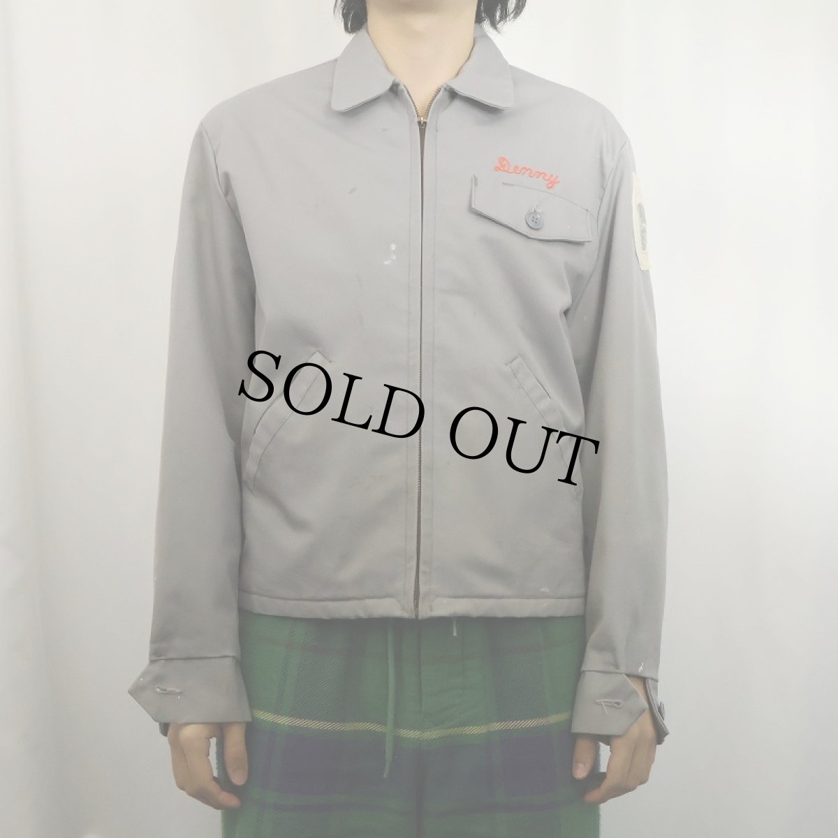 画像2: 70's Sears "THREE FARM LESTERVILLE" チェーン刺繍 キルティングライナー ジャケット (2)