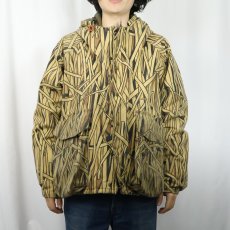 画像2: 90's Cabelas USA製 "CATTAIL CAMO" カモ柄 GORE-TEX ナイロンジャケット L (2)