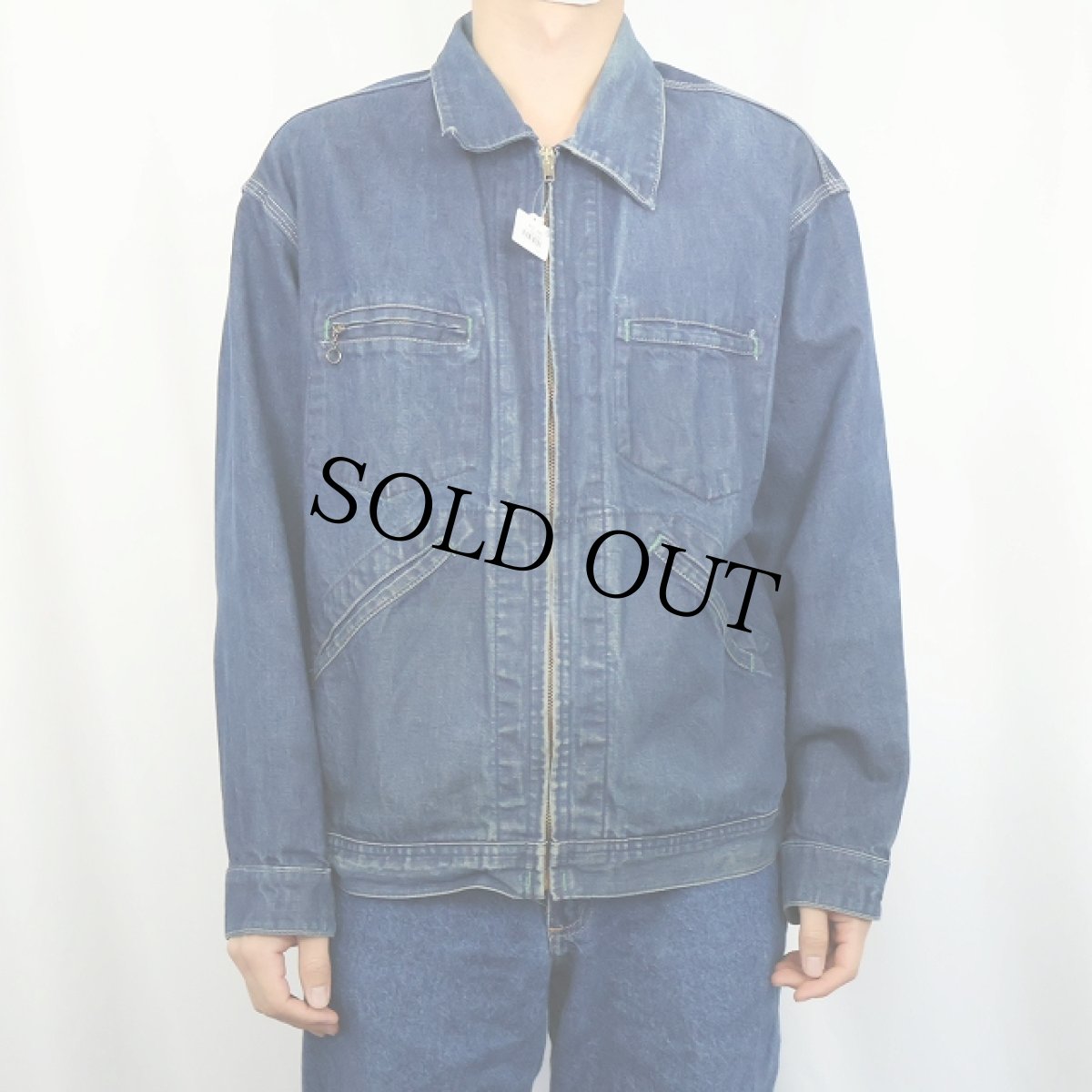 画像2: 70〜80's OSHKOSH B'GOSH USA製 デニムジップジャケット SIZE44 REGULAR (2)