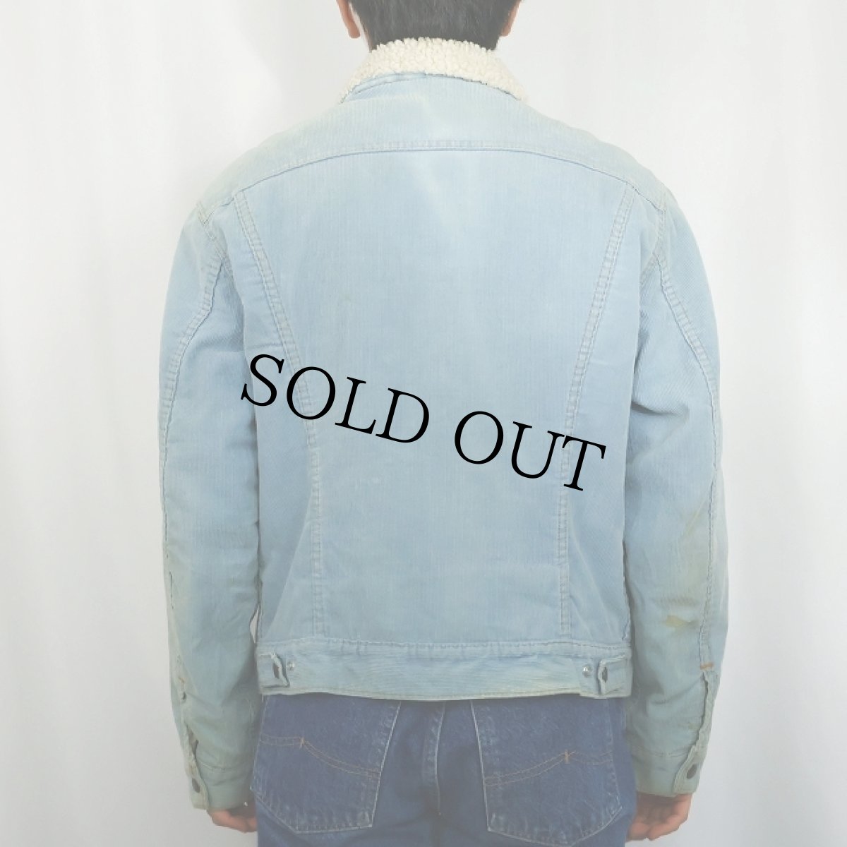 画像3: 70's Levi's USA製 70605-1513 コーデュロイボアジャケット SIZE42 (3)