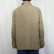 画像3: 60's Woolrich 千鳥格子柄 ウールシャツジャケット SIZE42 (3)