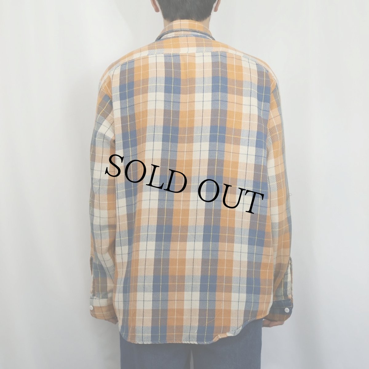 画像3: 70's JCPenney BIG MAC チェック柄 ヘビーネルシャツ L (3)