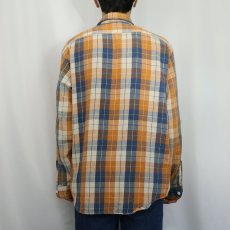 画像3: 70's JCPenney BIG MAC チェック柄 ヘビーネルシャツ L (3)