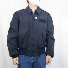 画像2: 90's U.S.COAST GUARD セキュリティポリスジャケット LARGE (2)