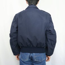 画像3: 90's U.S.COAST GUARD セキュリティポリスジャケット LARGE (3)