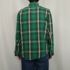 画像3: 60〜70's Cone Mills USA製 チェック柄 ヘビーネルシャツ SIZE14 1/2 (3)