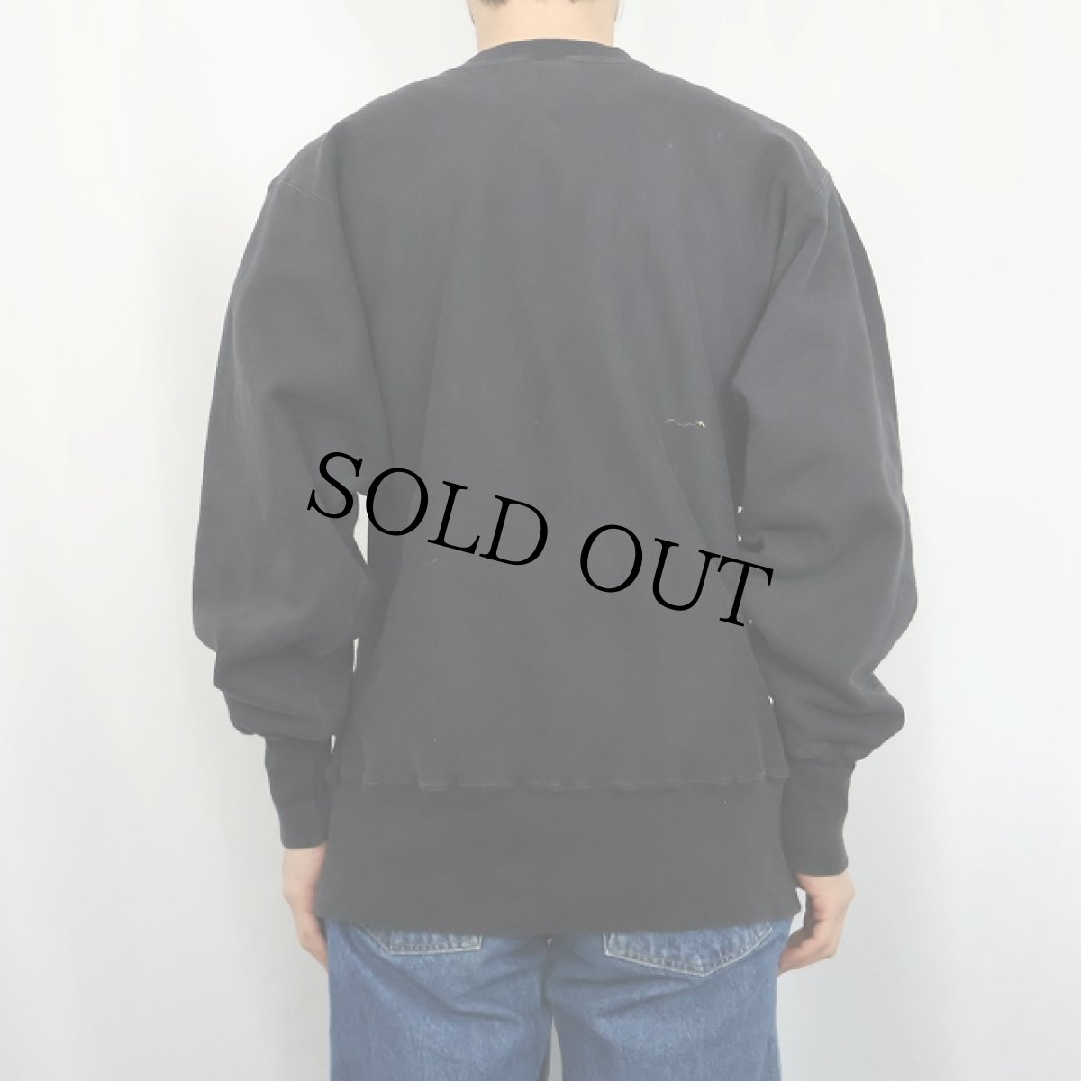 画像3: 90's Champion REVERSE WEAVE "UMASS BASKETBALL" プリントスウェット BLACK L (3)