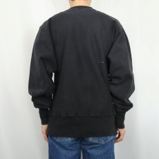 画像3: 90's Champion REVERSE WEAVE "UMASS BASKETBALL" プリントスウェット BLACK L (3)