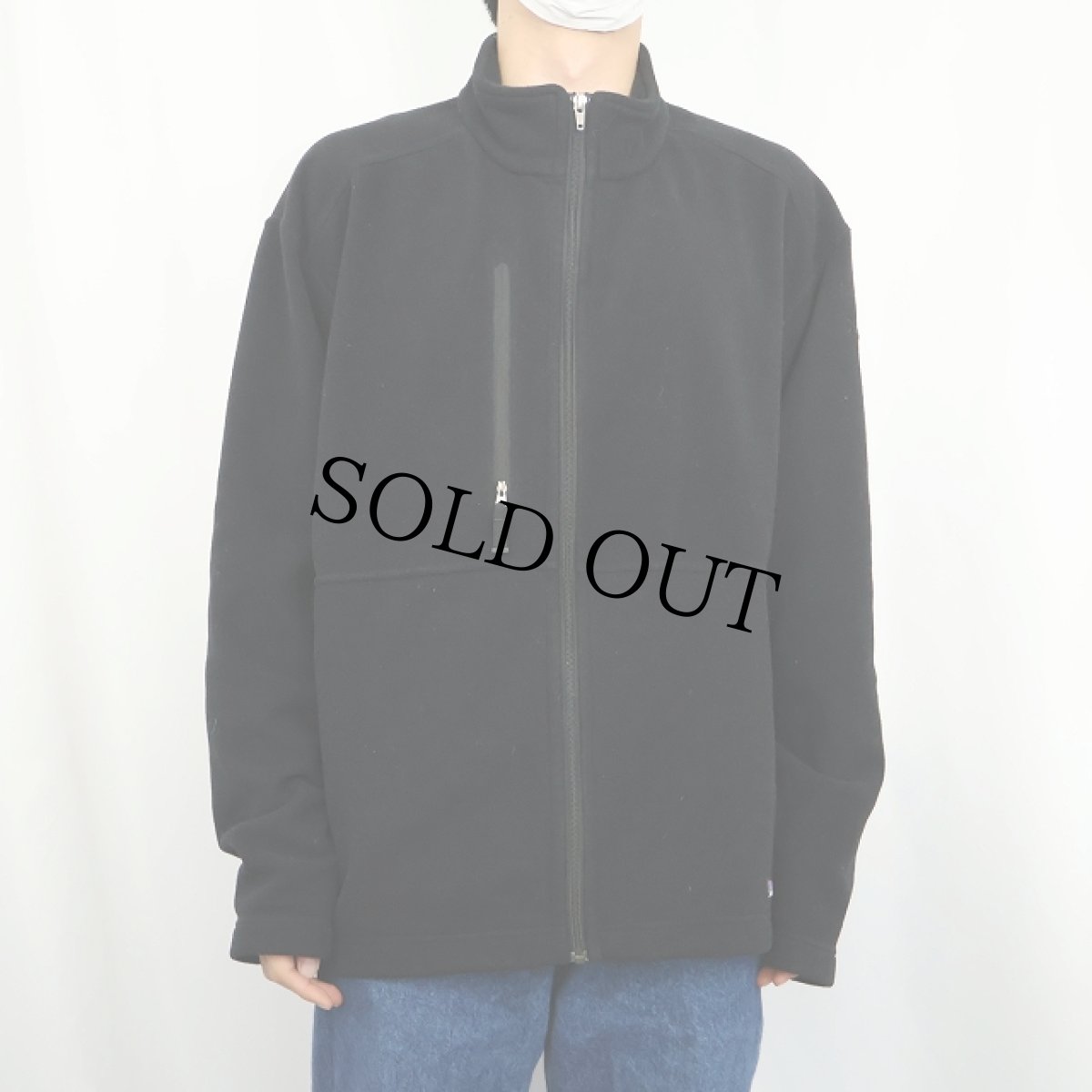 画像2: 2000's Patagonia シンチラフリースジャケット BLACK L (2)