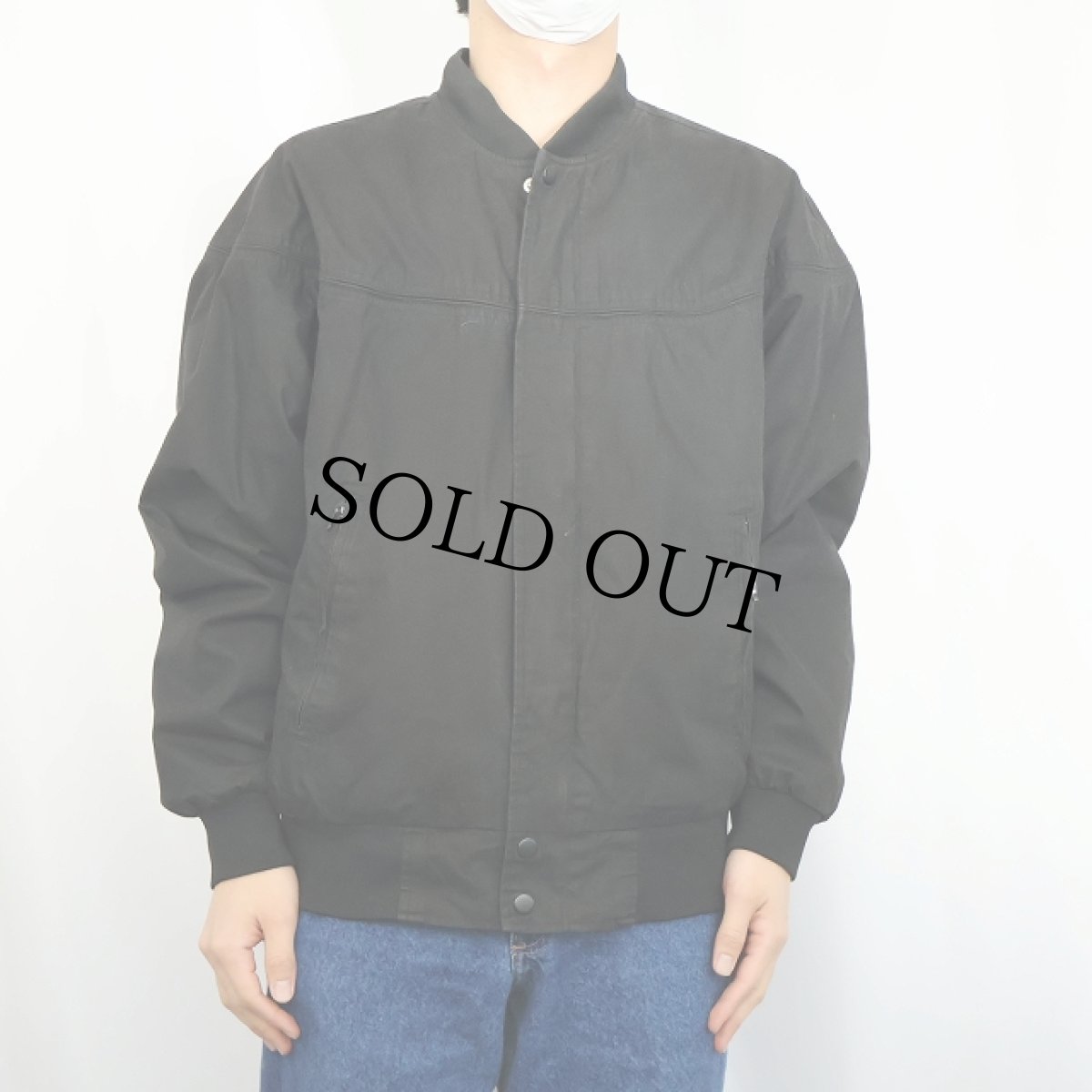 画像2: 90〜2000's KNIGHTSBRIDGE ダービージャケット BLACK M (2)