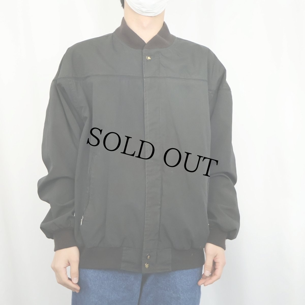 画像2: 90's Arnie ダービージャケット BLACK L (2)