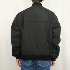 画像3: 80's HILL & ARCHER キルティングライナー 中綿入り ダービージャケット BLACK L (3)