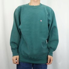 画像2: 80's Champion REVERSE WEAVE トリコタグ USA製 目付き スウェット XL (2)