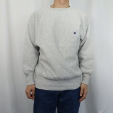 画像2: 90's Champion REVERSE WEAVE USA製 目付き スウェット L (2)