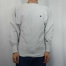 画像2: 90's Champion REVERSE WEAVE USA製 目付き スウェット M (2)