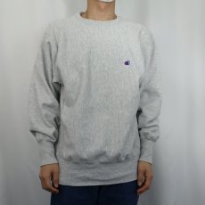 画像2: 90's Champion REVERSE WEAVE USA製 目付き スウェット L (2)