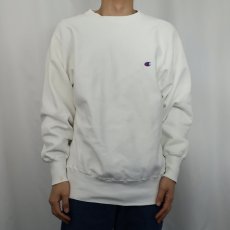 画像2: 90's Champion REVERSE WEAVE USA製 目付き スウェット L (2)